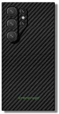 CRBNCNCPT® Hybrid Carbon x Aramid (Kevlar) Samsung Galaxy S25 Ultra Edge Case - Schutzhülle - Handyhülle | Kompatibel mit Magnet | Hardcover - Cover - Schwarz - Herren (Samsung Galaxy S25 Edge)