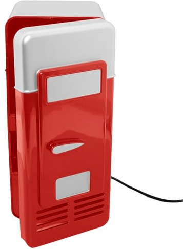 Small Refrigerator - Small Fridgerator For Bedroom | 19.5x9.5x9.5cm Side USB Refrigerator, Warmer Appliance Warmer Plug-and-play, Skin Care Supplies Optimized For Home