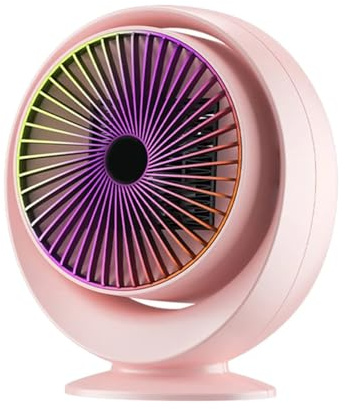 Mini Riscaldatore Elettrico Termoventilatore Ventilatore Caldo Ufficio Camera Aria Calda Ventilatore Ventilatore Desktop Riscaldamento Domestico Stufa Radiatore Scalda Macchina Facile Da Usare(Pink)