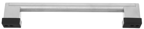 Toyvian Freezer Door Handle Stainless Steel Pull Bar for Commercial Sliding Display Cabinet Fridge Wine Cooler Fits Hole Spacing