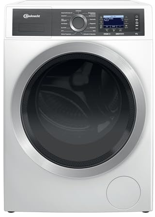 Bauknecht - B6 88 SILENCE DE Frontlader-Waschmaschine - 8 kg Kapazität - GentlePower, Direct Drive, Steam Therapy - Freistehend - Energieklasse A-20% - 84,5 x 60,7 x 59,9 cm - Weiss