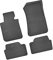 Bär-AfC BM05392 Gummimatten Auto Fußmatten Schwarz, Erhöhter Rand, Set 4-teilig, Passgenau für BMW 1er Typ E81 E82 E88 Baujahr 2007 bis 2013 3-TRG. Coupe Cabrio
