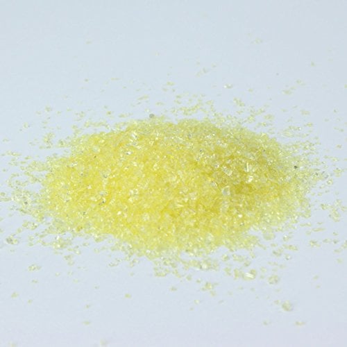 GLASGRANULAT 1-2mm. 5 kg. Glassand 5000 g in GELB -30