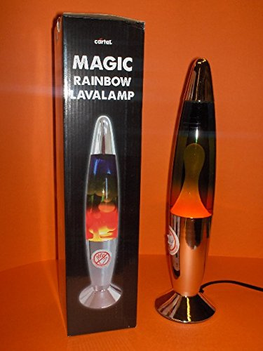 Lavalampe Rainbow Silver