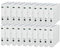 Leitz Qualitäts-Ordner 180° Plastik, 20er Pack, das Original, DIN A4 Aktenordner 5,2 cm, schmal, Kunststoff-Ordner mit PP-laminiertem Einband, Mit 180° Mechanik, Weiß, 10155001