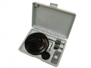 16 Piece Carbon Metal Hole Saw with Mandrel Kit HS034