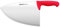 Arcos Cuchillo Carnicero Cleaver - Cuchillo Carnicero - Hoja Acero Inoxidable 11 - Mango Polipropileno - Plateado -istema Identificación Color - Resistente y Higiénico -erie 2900 - Color Rojo