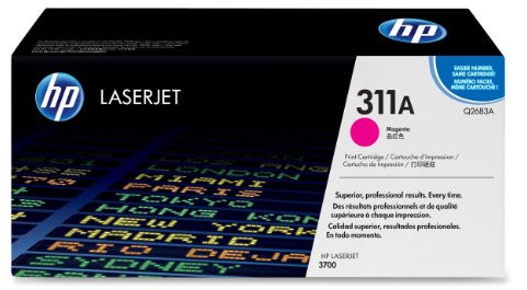 Original HP Q2683A / 311A, Premium Drucker-Kartusche, Magenta, 6000 Seiten