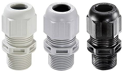 Wiska 10061690 Kabelverschraubung M12 Polyamid schwarz (RAL 9005) 50 Stück