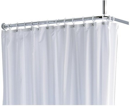 Keuco 14944000620 Duschvorhang Plan Uni, Länge 200 cm, Breite 200 cm, anthrazit