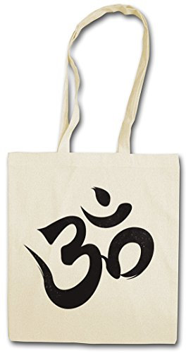 Urban Backwoods Om Sign Logo Hipster Bag Beutel Stofftasche Einkaufstasche