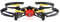 Parrot - MiniDrone Quadricoptère Airborne Night Blaze - Rouge