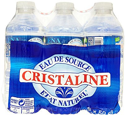 Cristaline Eau de Source Etat Naturel 6 x 50 cl