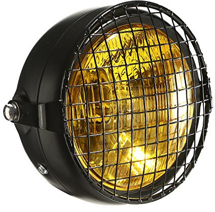 CICMOD moto phare Salut/Lo 6 1/2 universel noir universel intégrant les phares Grill Bobber Chopper Custom ect (C)