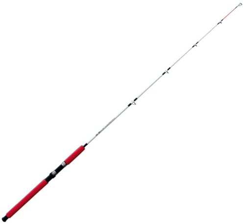 Lineaeffe - Shuriken Boat - Canna da Pesca Monopezzo - In Fibra di Vetro - Per Traina Leggera o Bolentino di Profondità - Versatilità e Arestazioni Affidabili in Mare Aperto