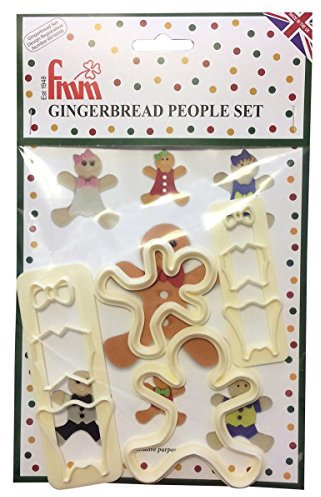 FMM Sugarcraft - Gingerbread People Set - Cake Decoration Cutters