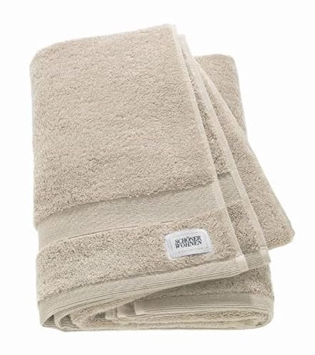 SCHÖNER WOHNEN Premium Duschtuch 70x140 cm - saugstark - Luxus Badetücher beige - 100% Baumwolle - als Handtuch-Set kombinierbar - Frottee Kinder - Öko-Tex