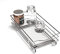 Home Zone Living Ausziehbarer Küchenschrank-Organizer mit ausziehbarer Schublade für platzsparende Lagerung, 27,9 cm B x 53,3 cm L