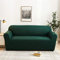 Surwin Sofabezug Sofa Überwürfe 1 2 3 4 Sitzer, Muster Elastische Universal Sofahusse Sofa Abdeckung Stretch Schonbezug Couchbezug für Armlehnen Sofa (Dunkelgrün,2 Sitzer (145-185cm))