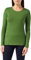 Amazon Essentials Women's Regular-Fit Long-Sleeve Crewneck T-Shirt (Available in Plus Size), Green, M