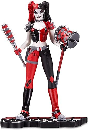 McFarlane Harley Quinn Red White and Black Statue Standard