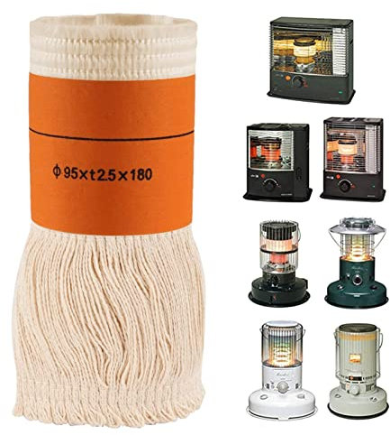 chauffage au kérosène – rechange universelle – Mèches poêle à kérosène – 1 pièce – Fabriquée en fibre verre + coton