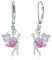 Mädchen Creolen Ohrringe 925 Sterlingsilber Elfen Ohrringe für Kinder Damen Kreolen Engel Fee Ohrringe Schmuck Geschenk