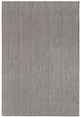 HAMID - Tapis de Jute Granada 100% Fibre de Jute Naturelle Grise - Moquette Douce et Résistance Moyenne - Tissé à la Main - Salon, Chambre, Tapis de Couloir - Grise (290x200cm)