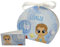 PV Grafik® 24+24 Scatoline Portaconfetti Battesimo Nascita – Bomboniere Personalizzate Bimbo Bimba con Bigliettini e Nastrino – Scatole Confetti Festa Bambini – Scatoline Confettata (Tunna31)