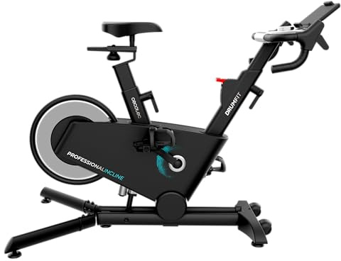 Cecotec Cecotec Indoor-Fahrrad, Bluetooth-Konnektivität, Kompaktes Design, Ergonomischer und Verstellbarer Sattel und Lenker, LCD-Display