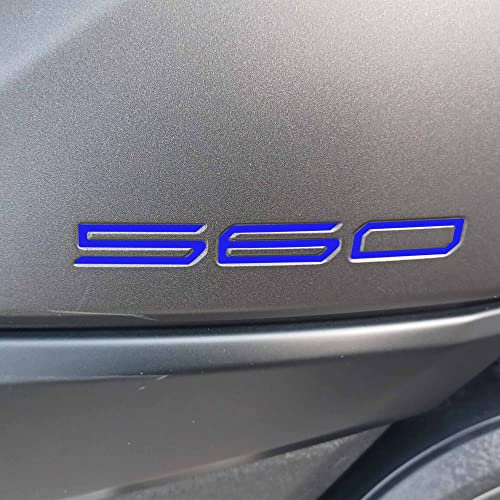 Etiquetas Adhesivas para Scooter Yamaha T-MAX 560 2020-2021 de Three Writings, compatibles con Yamaha T-MAX, Color Azul.