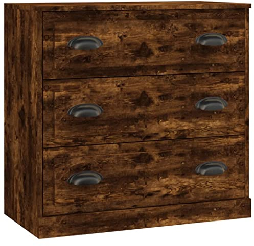 vidaXL Sideboard Räuchereiche 70x35,5x67,5 cm Holzwerkstoff