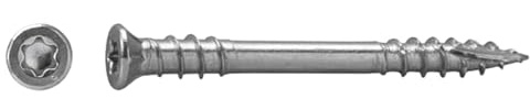 JD Plus Terrassenschrauben Senkkopf mit I-Stern (T-25) mit optimierter Spitze Edelstahl A4