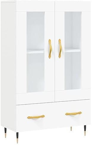 vidaXL Highboard Weiß 69,5x31x115 cm Holzwerkstoff