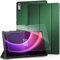EasyAcc Custodia Cover Compatibile con Lenovo Tab P11 2nd Gen 11.5 pollici 2022 con Vetro Temperato Ultra Sottile con Funzione di Supporto Auto Sleep/Wake Up Slim Custodia,verde scuro