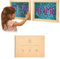 ODOXIA Autismus und Anti Stress Sensorik Spielzeug für Kinder mit Autismus und ADHS – das Sequin Fabric Sensory Board mit umklappbaren Pailletten für Autisten | Sensory Wall Matte aus Pailettenstoff