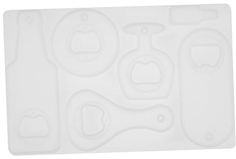 TEHAUX 1Pc Apri Di Bottiglia Della Fai Da Te Novità Resina Coperchio Apri Apri Barattolo Fai Da Te Cavatappi In Silicone Arte Della Resina Fai Da Te Apriscatole