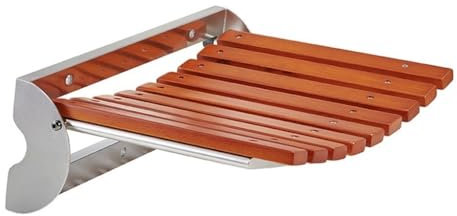 Sedile Pieghevole Da Bagno In Legno, Sedile Da Doccia A Parete Panca Per Anziani Disabili