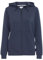 NORTH BEND NBTara Damen sportliche Sweatjacke Kapuzenjacke Hoodie atmungsaktiv und komfortabel mit Kapuze, Größe:44, Farbe:Blue Nights (2154)