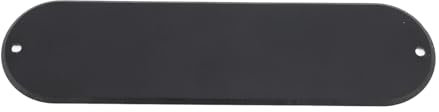 Guitar Blank Control Plate, 32mm Width Blank Control Plate, No Hole Aluminum Anodized Tele Control Plate, Guitar Bridge Control for FD Telecaster Black