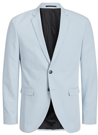 JACK & JONES Herren JPRFRANCO Blazer NOOS Anzugjacke 12199891,Chambray Blue/Fit:super Slim Fit,54