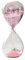 MagiDeal Minuterie en Verre de Sable à Paillettes, sablier, minuterie de décoration de Table Artisanale Faite à la Main, Cadeau d'anniversaire pour Enfants, Rose
