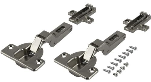 Accuride 1432 Scharnier Set - Schiebetürbeschlag für dicke innenliegende Schiebetüren 20,6-31,8mm, Stahl