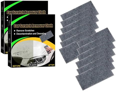 Nano Sparkle Tuch Auto Kratzer, Nano Sparkle Tuch für Auto Kratzer Entfernen Reparatur, Platinum 20 Sec Kratzerentfernung, Nano Magic Tuch Car Scratch Reparatur von leichten Kratzfarben Lackpflege