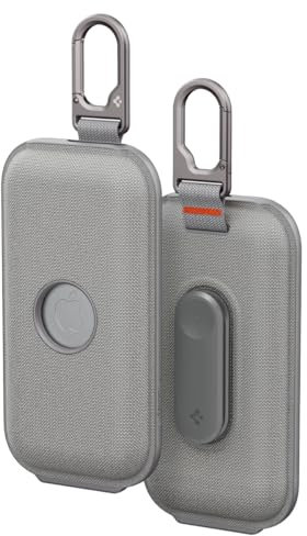 Spigen Klasden Akkutasche mit Gürtelclip für Apple Visio Pro Tragbare Hülle und Karabiner für Batteriepack Akkuhalterung - Charcoal Gray