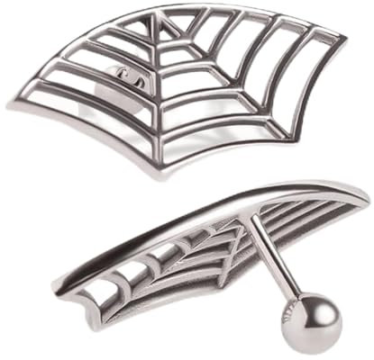 Yeomju 1 Stück Ohrringe Edelstahl Mode Ohrringe Fächerförmige Sonnen Hohl Design Punk Stift Ohrringe Halloween Ohrringe Schmuck Für Frauen Und Mädchen