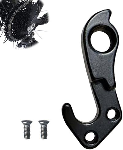 Bansusu Derailleur Hanger Aluminum Alloy Rear Derailleur Hanger Hook with 2 Screws Bike Tail Hook Rear Wheel Mechanical Shift Hook for 322175/318610 Compatible with Trek Gary Fisher(Black)