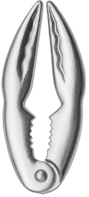 Hummerzange aus Edelstahl – 13,5 cm – Krabbenschere & Meeresfrüchte-Werkzeug – Ideal für Hummer, Krabben & Muscheln – Premium Edelstahl Zange – In Geschenkverpackung – Silber