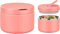 Itslife Thermobehälter für Essen 350ml Edelstahl Warmhaltebebehälter, Kinder auslaufsicherer Lunchbehälter mit Schnallenabdeckung, Weithals, Isolierung, geeignet für kaltes&heißes Essen Rosa
