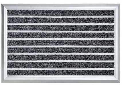 TINMAGI Fussabtreter Aussenbereich 50x80 cm, Fußmatte Außen Aluminium Rahmen Fußmatten, Fußabstreifer Außen Schuhabstreifer Sauberlaufmatte Eingangsmatte Hauseingang, für Die Haustür